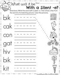 First Grade Worksheets For Spring Silent E Worksheets First Grade Worksheets First Grade Phonics First Grade Writing
