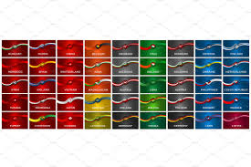 What feelings arise when you think about what it represents? Vector National Flags Bundle National Flag National Laos
