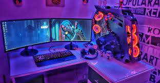 What Do You Yall Think Gaming Room Setup Computer Setup Video Game Rooms