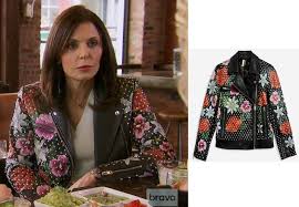 Check spelling or type a new query. Real Housewives Of New York Season 11 Episode 11 Bethenny Frankel S Floral Leather Jacket Your Style 411
