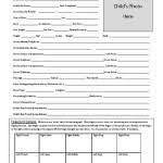 This personal profile template is a great choice for anyone who wants to stand out from the crowd. Child Profile Card Printable Pdf Document For Download