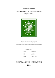 Berikut ini gambaran contoh proposal pengajuan dana usaha catering makanan, ada perhitungan sebagai gambaran untuk memulai usaha tersebut. Contoh Cover Proposal Usaha Erectronic