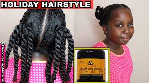Jamaican black castor oil has soared in popularity in recent years. Holiday Hairstyles For Natural Hair Kids Sunny Isle Jamaican Black Castor Oil Butter Youtube