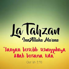 Maybe you would like to learn more about one of these? Kaligrafi La Tahzan Innallaha Maana Cikimm Com