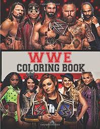 Printable wwe wrestling coloring page. Wwe Coloring Book 30 High Quality Coloring Pages For Fans Great Wwe Fan Gift Wwe Gift Contain Coloring Pages Of All Time Favorite Wwe Superstars Buy Online In Andorra At Andorra Desertcart Com Productid