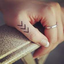 22 Inspirational Tattoos With Meaning And Expression Cute Finger Tattoos Chevron Tattoo Tattoos
