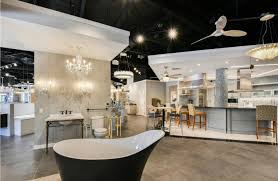 When designing a kitchen, establish a layout that allows people to gather away from the prep space, like elizabeth andrews of oharra mellette interiors ( o'harra mellette interiors) did with this project. Ferguson Bath Kitchen Amp Lighting Gallery Moves To The Heart Of Naples Fla Roswell Kitchen Remodeling Norcross Renovation Remodel
