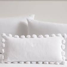 Amazon's choice for white textured decorative pillows. Pom Pom Organic Pillow Cover Teen Throw Pillow Pottery Barn Teen