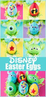 Diy Disney Pixar Easter Eggs Creative Easter Eggs Disney Easter Eggs Easter Egg Decorating