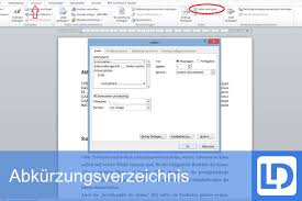 Das Abkurzungsverzeichnis In Der Wissenschaftlichen Arbeit