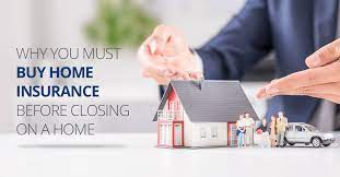 Property taxes, homeowners insurance and, for many buyers, private mortgage insurance. Why You Must Buy Home Insurance Before Closing On A Home Ownby Insurance