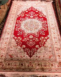 kayseri silk rug turkish early c20th