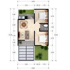 Denah rumah type 36 luas lahan 6x10m. Tipe 36 60 Ciruasland