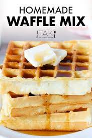 Homemade Waffle Mix Your New Pantry Staple The Anthony Kitchen Recipe Homemade Waffle Mix Homemade Waffles Easy Homemade Waffle