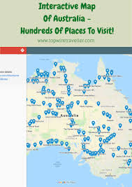 Interactive Map Of Australia Hundreds Of Travel Destinations Around Oz Australia Map Interactive Map Australia