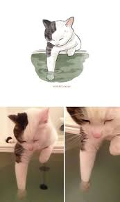 30 Of The Funniest Internet Famous Cat Pics Get Watercolorized By Amelia Rizky New Pics In 2020 Cats Watercolor Cat Cat Painting