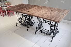 How To Make A Singer Sewing Machine Dining Table With Bbc Correspondent Natalie Pirks Singer Sewing Tables Sewing Table Repurpose Singer Sewing Machine Table