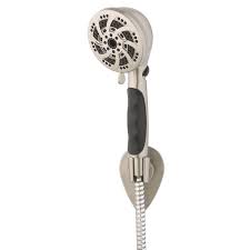 Oxygenics Fury Rv Shower Head In Brushed Nickel Handheld Shower Head Hand Held Shower Shower Heads