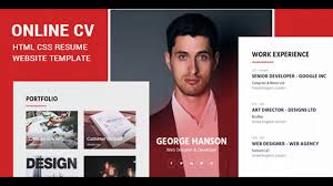 Download all 157 resume web templates unlimited times with a single envato elements subscription. Online Cv Html Css Resume Website Template Themeforest Website Templates And Themes Youtube