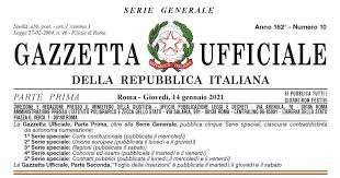 Pubblicato il 10 gennaio 2021. Coronavirus Covid 19 Sulla Gazzetta Ufficiale Le Nuove Misure