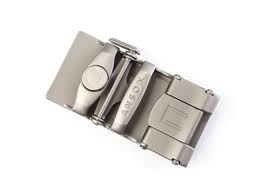 Anson Belt & Buckle 1.5" ECU Jolly-Roger Buckle in Gunmetal