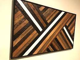 Reclaimed Wood Wall Art Wood Mosiac Abstract Pattern Etsy In 2021 Wood Wall Art Diy Wood Wall Art Decor Wood Art Diy