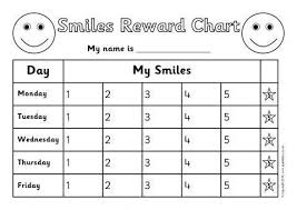 5 Day Smiley Behaviour Reward Charts Sb11611 Sparklebox