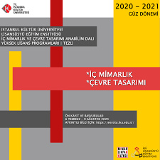 Ayrıca gelişim üniversitesi 19.440 tl ve yeni yüzyıl üniversitesi 19.816 tl olarak ücret açıklamalarını yapmışlardır. Ic Mimarlik Ve Cevre Tasarimi Anabilim Dali Yuksek Lisans Programi On Kayit Ve Basvurulari Ic Mimarlik Ve Cevre Tasarimi