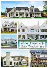 As you can see, this yellowish white house has black trim for the door and windows. White Houses With Black Trim Inspiration Life On Virginia Street
