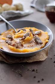 Puree De Pommes De Terre Et Patate Douce Sauce Aux Morilles Chefnini Recette Puree Pomme De Terre Alimentation Puree Patate Douce