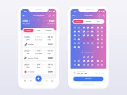 Select Flights Select Seat For Flight Booking App In 2020 Flight Booking App Booking App App Design