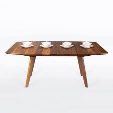 W x d x h. Custom Expandable Dining Table In Solid Walnut With Two Leaves Seats 4 8 Bela By Nathan Hunter Design Custommade Com