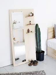 Contemporary full length free standing mirror a contemporary take on a tall, freestanding floor mirror large wall mirror. Diy Plywood Floor Mirror The Merrythought