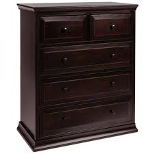 Davinci Signature 5 Drawer Wooden Tall Dresser In Dark Java M4422dj Dark wood dresser excellent condition dark wood dresser.