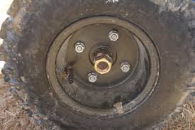 This video shows you how to take tire off and put back on. How To Change A Tire Gocart Lawn Mower Ect 7 Steps With Pictures Instructables