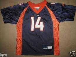 Printed logo und nummer vom gründungsjahr. Denver Broncos Trikot Griese 14 M Guter Zustand Nfl Football Eur 8 50 Picclick De