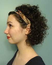 28 Pretty Short Hairstyles Curly Hair 2019 Outfits Styler Hair Styles Headband Hairstyles Curly Hair Accessories