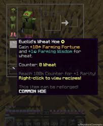 How Much Is This Hoe Worth And Where Can I Sell It? | Hypixel Forums