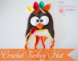 Crochet Turkey Hat All Sizes Now Available