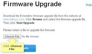 Linksys Official Support Upgrading The Linksys Range Extender S Firmware