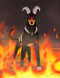 Houndoom by MyriaKisse -- Fur Affinity [dot] net