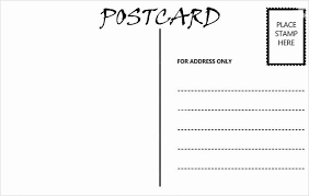 Blank Postcard Template Fresh 34 Blank Postcard Templates Psd Vector Eps Ai Printable Postcards Postcard Template Free Postcard Template
