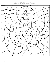 Color By Number Free Christmas Coloring Pages Christmas Coloring Pages Christmas Color By Number