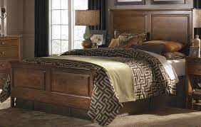 Best ashley furniture bedroom sets. Kincaid Cherry Park Solid Wood King Panel Bed 63 136p