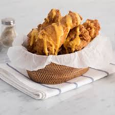 Resep chiken krispi saos keju : Cheese Sauce Fried Chicken Fibercreme