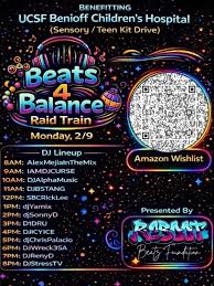 Beats 4 Balance: Raid Train Benefitting UCSF Benioff Children's ...