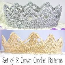 Birthday Crown For Adults Crochet Crown Patterns Crown Crochet Pattern Crochet Tiara Etsy Crochet Crown Crochet Crown Pattern Crochet Tiara