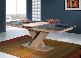 Sejour Ceram Table Tonneau Pied Central X Avec Allonge Mesas De Vidrio Comedor Mesas De Comedor Mesas De Vidrio