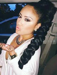 The following are some of the classic hairstyle ideas to wear jumbo braid ponytail. 39 Crazy Braided Ponytail Hairstyles Curly Craze