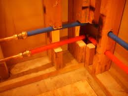 In most cases, the lines will come through the floor. Pex In Shower Whirlpool Terry Love Plumbing Advice Remodel Diy Professional Forum